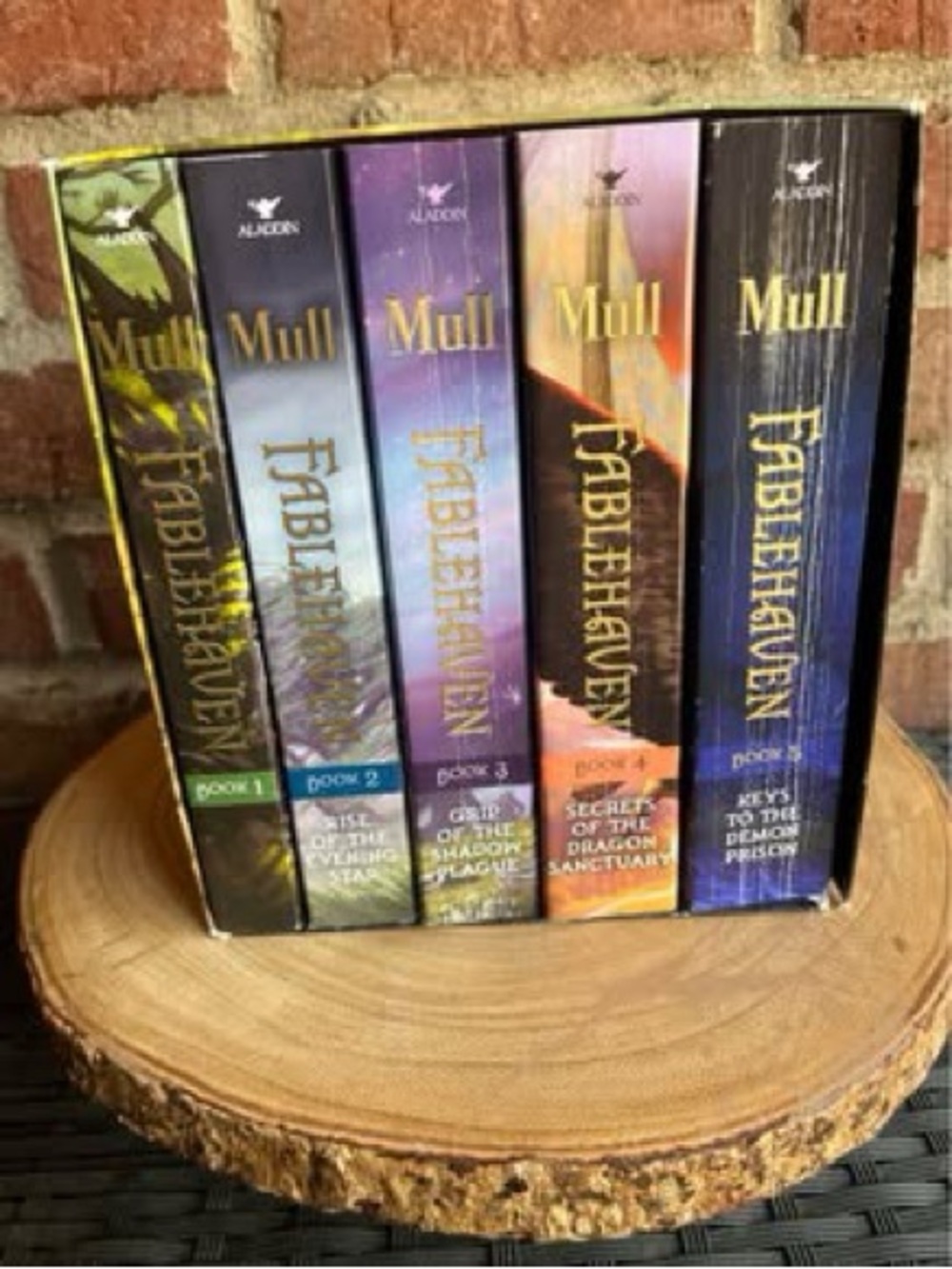 Fablehaven 5-Book Hardcover Set by Mull - Multicolor Spines